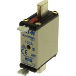 Fuse-link, low voltage, 50 A, AC 400 V, 120 kA, NH000, gL/gG, IEC, dual indicator, insulated gripping lugs