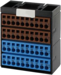 POTENTIAL TERMINAL BLOCK BROWN BLUE