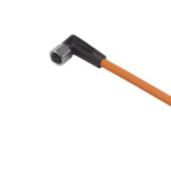 Aansluitkabel met connector female; PNP; 5 m; PVC; Materiaal behuizing b