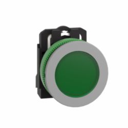 VERZONKEN SIGN.LAMP GROEN 24VAD