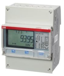 Energiemeter 3f indirect 6A, 230/400V AC klasse C, 2xI / 2xO, act. / r