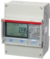 Energiemeter 3f indirect 6A, 230/400V AC klasse C, 2xI / 2xO, act. / r