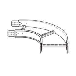 Bochtstuk RVS316 B500 H100 90gr