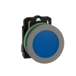 VERZONKEN SIGN.LAMP BLAUW 230VAC
