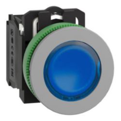 VERZ.VERL.DRUK.BLAUW 120VAC 1NO 1NC