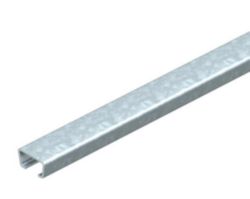 Profielrail gesloten, sleufbreedte 16,5 m 2000x35x18, St, sendzimir ve