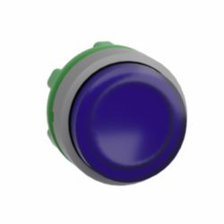 KOP VERL. DRUKKNOP P-LED BLAUW