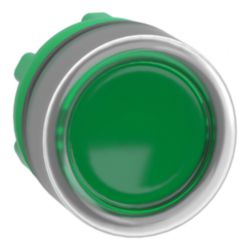 KOP VERL. DRUKKNOP P-LED GROEN