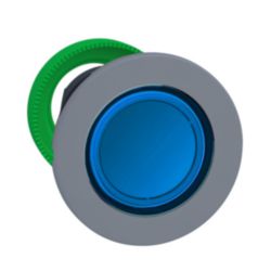 VERZONKEN VERLICHTE DRUKKNOP BLAUW