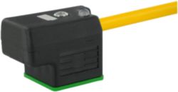 MSUD valve plug A-18mm with cable PUR 3x0.75 ye UL/CSA+drag ch. 1.5m