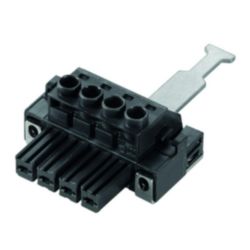 PCB plug-in connector (wire connection), 7.62 mm, Number of poles: 4,