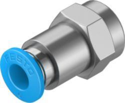 QSF-1/8-6-B push-in fitting