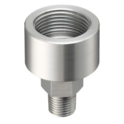 Pressure sensor adapter, R taper thread, male, 8A 1/4, SUS304