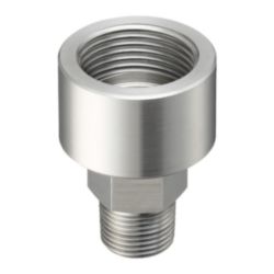 Pressure sensor adapter, R taper thread, male, 10A 3/8, SUS304