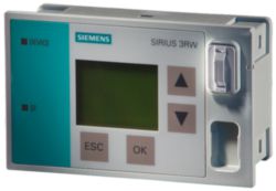 External display and operator module for 3RW44 soft starter