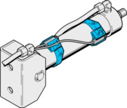 Sensor clamp, Ø 8 mm, T-groove