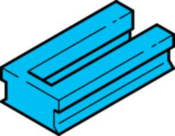 Sensor adapter, T-groove