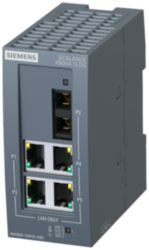 SCALANCE XB004-1LDG unmanaged Switch Industrial Ethernet para 10/100/1000 Mbits/s  para construir pequeñas topologías en estrella y en línea  diagnóst