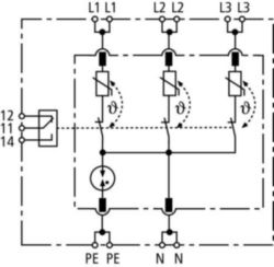 DEHNrail M FM surge arrester