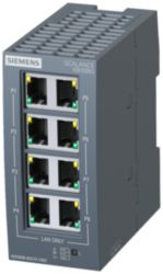 SCALANCE XB008G unmanaged Switch Industrial Ethernet para 10/100/1000 Mbits/s  para construir pequeñas topologías en estrella y en línea  diagnóstico