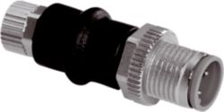 Adapter plugs, Socket, M8 x 1, Connector, M12 x 1