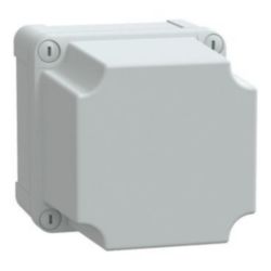 TBS TBP - Doos ABS + verhoogd deksel - 116x116x133mm - IP66 - IK07 - R