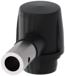 Actuator head for plastic hinge switch with hollow shaft D=8 mm