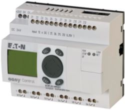 Compact PLC, 24 V DC, 12DI(of 4AI), 6DO(R), CAN, display
