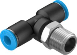QST-1/4-6 push-in T-fitting