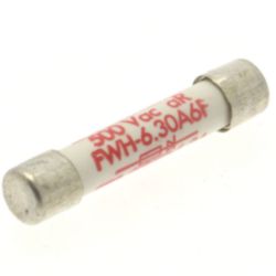 Zekering, hoge snelheid, 6.3 A, AC 500 V, 6 x 32 mm, aR, UL