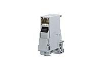 E-DAT Industry terminal rail TS35 + RJ45 field jack insert Cat.6 Class