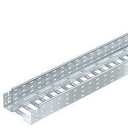Cable tray MKSM perforated, quick connector 85x200x3050, St, FS