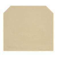 Partition plate (terminal), Intermediate plate, 58 mm x 51.5 mm, beige