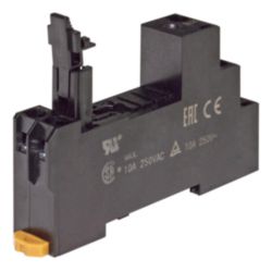Socket, DIN rail/surface mounting, 5-pin, screw terminals