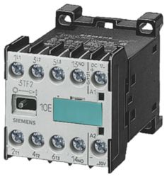 Contactor S00 3-pole AC-3 2.2 kW/400 V, auxiliary switch 10E (1 NO) AC