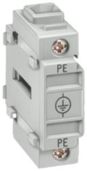 Neutral conductor/PE terminal, through-type, for floor mounting, up to