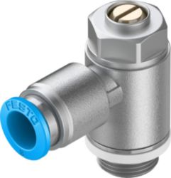 GRLA-1/4-QS-8-D one-way flow control valve