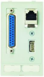 DATA MODULE (USB;RJ45;SUB-D25,F-M)