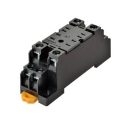 Socket, DIN rail/surface mounting, 8-pin, screw terminals (standard)