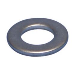 Platte Ring, Staal, El.Verz., 10,5 mm Gat