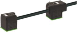 MSUD double valve A-18mm with cable PVC 4x0.75 bk 7.5m