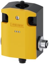 Basic switch without actuator head, metal enclosure, M12 plug, ASIsafe