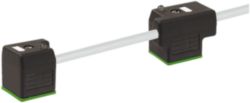 MSUD double valve A-18mm with cable PUR 4x0.75 gy UL/CSA+drag ch. 0.3m