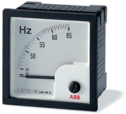 Analoge frequentiemeter Directe aansluiting, schaal 240, 72mm