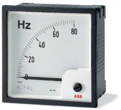 Analoge frequentiemeter Directe aansluiting, schaal 240, 96mm