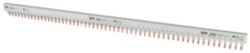 Kamrail Z-BB, Pen, 18mm2, 80A, 2-fase voor 2TE, L=1000mm, UL-cert.