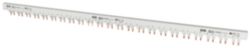 Kamrail Z-BB, Pen, 18mm2, 80A, 2-fase voor 2TE en hulpcontact, L=1000m