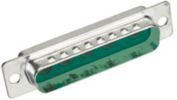 Connector, Male, Size: D-Sub 4, Thermoplastic resin, glass-fibre