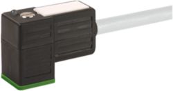 MSUD valve plug C-8mm with cable PUR 3x0.75 gy UL/CSA+drag ch. 25m