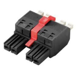PCB plug-in connector (wire connection), 7.62 mm, Number of poles: 4,